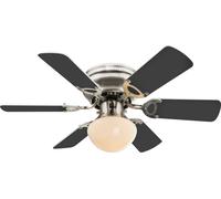Globo Lighting Ugo lámpara de techo con ventilador 1x60 W blanco-gris-níquel 0307W