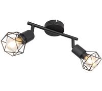 Globo Lighting Xara I lámpara de techo 2x40 W negro 54802S-2