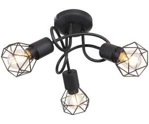 Globo Lighting Xara I lámpara de techo 3x40 W negro 54802S-3D