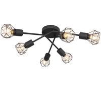 Globo Lighting Xara I lámpara de techo 6x40 W negro 54802S-6