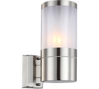 Globo Lighting Xeloo lámpara de pared para exteriores 1x60 W acero-ópalo 32014