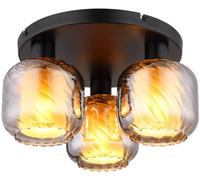 Globo Lighting Xia lámpara de techo 3x60 W negro 15754-3D