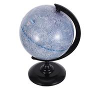 Globo Lunar Giratorio Decorativo de Escritorio Detalles 3d y Base Estable | Impresión Resistente Decoloración, Diseño Suave para Aprendizaje Visual, Adecuado para Casa y Demostraciones Docentes