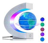 Globo Magnético Flotante con Luces LED Multicolor, Gadgets geniales Globo en forma de C para Decoración de Escritorio de Oficina, Impresionante Regalo para Hombres,Mujeres,Padres,Maridos