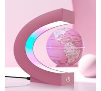 Globo Magnético Flotante con Luces LED Multicolor, Gadgets geniales Globo en forma de C para Decoración de Escritorio de Oficina, Impresionante Regalo para Hombres,Mujeres,Padres