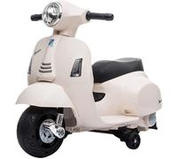 Globo Moto Eléctrica Vespa GTS Para Niños 6V 4,5AH 30W Color Blanco