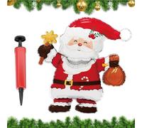 Globo Navideño - Decoración De Árbol De Navidad, Reno Y Papá Noel | Globos Inflables Que Se Mantienen De Pie,Para Fiestas, Cumpleaños, Año Nuevo, Invierno Y Celebraciones De Vacaciones