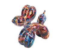 Globo Perro Escultura Hecho A Mano Rock Estilo Nórdico Colorido Resina Globo Perro Estatua Bar Jardín Decoración De Mesa