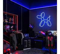 Globo Perro led señal de neón para la decoración de la pared USB Brillo ajustable Sala de estar Bares Reuniones Sala de juegos Cueva del hombre Halloween