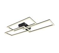 Plafón LED Tiny (58 W, L x An x Al: 90 x 40 x 8 cm, Negro, Blanco cálido)