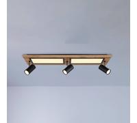 Globo Plafón Ulla con LEDs, 5 luces, 80x20cm