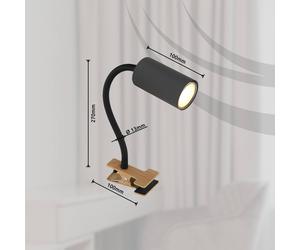 Globo Radiador de abrazadera Robby con brazo flexible