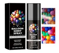 Globo Shine Spray - 100 ml de spray incandescente, amplificador de globos de látex | Brillo de globo duradero - Spray brillante para globos mantiene decoraciones frescas, látex y lámina brillante para