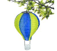 Globo solar para exteriores: diseño festivo de aire caliente, no necesita cableado, lámpara resistente a la intemperie | Iluminación de paisaje decorativa, celebración estacional, accesorios para el p