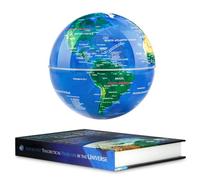 Globo Teráqueo Levitación Magnética LED 16 Colores, Rotación Automática, Mapa Mundi, Decoración Escritorio Hogar y Oficina, Regalo para Hombres, Mujeres, Niños y Niñas