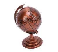 Globo Terráqueo Antiguo Mini Globo Terráqueo, Modelo Giratorio Vintage Globo Terráqueo de Aleación con Soporte de Metal Globo Terráqueo Mini Globo Antiguo Decoración de