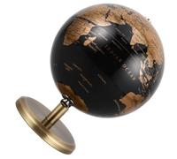 Globo Terráqueo Decorativo Dorado de Metal, Estilo Europeo Vintage