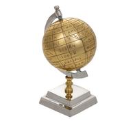 Globo terráqueo dorado d12,5x24