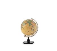 Globo terráqueo giratorio con base de plástico, 10,5 cm