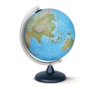 Globo terráqueo luminoso Elite Ø 30 cm - Cartografía física y política, luz interior, base resistente, ideal para estudio y oficina