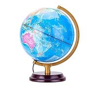 Globo terráqueo práctico con iluminación LED y Rama, de 9,8 Pulgadas, Ideal para Oficina, Escuela, educación, Globos geográficos, Herramientas educativas.