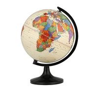 Globo terráqueo práctico de 12,5 Pulgadas con Soporte Negro, Globo terráqueo HD, Globos geográficos fáciles de Leer para Profesores y Estudiantes Adultos, herra,World Globe