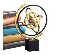 Globo Terrestre Giratorio para Escritorio | Decoración Hogareña Arte Abstracto Moderno Escultura - Ornamento De Mesa Flexible Con Globo Terráqueo Giratorio | para Salón Estudio Oficina Mesa de Escrito