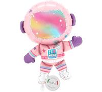 Globo tipo lámina balloa XXL Astronauta Niña, Globo de Helio Espacio, Globo de Astronauta para Fiesta, Cumpleaños Infantil, Regalo de Cumpleaños, Decoración de Fiesta Globo Espacial Niña y Fiesta