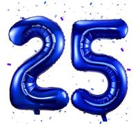 Globo UDRKFOPK de 25, 40 pulgadas de lámina, 2&5, globo de helio para cumpleaños número 25, niños, niñas, niños