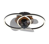 Globo Lighting Karen lámpara de techo 1x24 W negro-marrón 03661
