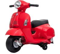 Globo Vespa GTS Moto Eléctrica Para Niños, Cabalgable, Color Rojo
