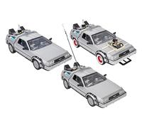Globo Welly - Trilogía Delorean Back to The Future 1-2-3 - Delorean de Metal Coleccionable - Detalles realistas - Escala 1:24-40771 Giocattoli