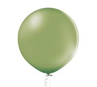 Globo XL 60 cm látex pastel cromo metálico gigante globo gigante cumpleaños decoración fiesta de látex orgánico color: verde romero