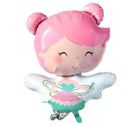 Globo XXL de Hadas Mágicas, Globo Hada, Globos de Papel de Aluminio 3D, Decoración Cumpleaños para Fiestas, Cumpleaños Infantiles, Regalo de Cumpleaños, Decoración de Fiestas