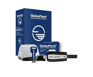 GloboFleet Starter Set Optimal DK II para Las pequeñas y Medianas Empresas para evaluar y archivo leído, de la Tarjeta de Conductor, y 8GB clave de descarga, Lector de tarjetas inteligentes DTCO 4 WIN 10