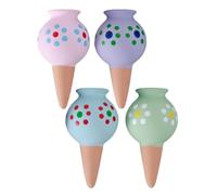 Globos aspersores automáticos para plantas, piquetas de autorriego, globos de agua para plantas - 4 unidades dispositivos automáticos piquetas insertables decorativas de jardín para interiores y