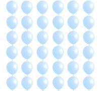 Globos Azul 5 Pulgadas,36 Globos de Helio Azul Macarrón,Globos de Látex Azul Balloons para Party Decoration,Cumpleaños,Revelación de Género,Despedida de Soltera,Bautizos Comunion Baby Shower