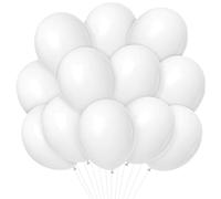 Globos Blanco 100 Piezas, Globos de Látex 12 Pulgadas 30 cm, para Bodas Aniversario Cumpleaños Bautizos Fiesta Arco Decoracion