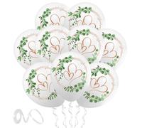 Globos Boda, Decoracion Boda, 20 Piezas Globos Corazones Eucalipto para Casamentos Valentín Decoración