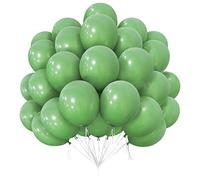 Globos Color Verde Salvia, 50 Globos 12 Pulgadas Color Verde Aguacate, Globos Látex Verde, Globos Fiesta Para Niños, Globos Para Boda, Día De San Valentín Decoración Fiesta Cumpleaños Wild One Safari