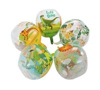 Globos con estampado de animales Globos de safari 4D reutilizables Sellado automático Decoraciones para fiestas temáticas de la selva para fiestas de cumpleaños Juego de niños