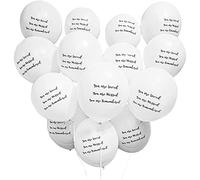 Globos conmemorativos para liberar en el cielo para servicio funerario, celebración de la vida (blanco, 30,48 cm, 30 unidades)