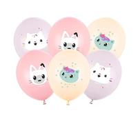 Gabby's Dollhouse Party 6 globos