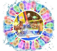 Globos de Agua 333 PCS 60 Segundos Autosellables Llenado Ultra Rápido Coloridos Bombas de Agua para Fiestas Globo de Agua para Batalla de Agua para Fiesta al Aire Libre Jardin Playa, Exteriores