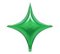 Globos de aluminio, 50 globos de estrella de 25.4 cm, cuatro ángulos, globos de papel de aluminio cuadrangulares dorados para helio, cumpleaños, graduación, Año Nuevo