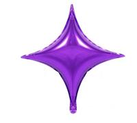Globos de aluminio, 50 globos de estrella de 25.4 cm, cuatro ángulos, globos de papel de aluminio cuadrangulares dorados para helio, cumpleaños, graduación, Año Nuevo