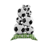 Globos de aluminio con forma trofeo fútbol, Pedestal soporte, globos copa, decoraciones fiesta temáticas cumpleaños, 3 uds Para Fiestas(Color2)