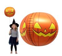 Globos de aluminio de calabaza - globo de lámina de Halloween | Decoraciones de fiestas de Halloween | Globos en forma de calabaza decorativa de miedo para suministros de fiesta | Fours de miedo a la