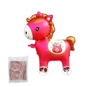 Globos De Animales De Caballo 2026: Linda Decoración Navideña Interactiva, Globos De Aluminio mylarr Año Caballo, Kit De Celebración Del Festival De Primavera | Flotantes Festivos Para