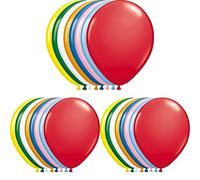 Globos de colores variados, 100 piezas, color/modelo surtido (Paquete de 3)
